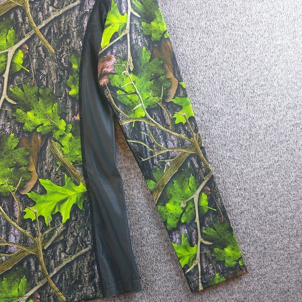 Bassdash Men Small Performance Fishing Shirt Camo Long Sleeve UPF 50+ NWT BG1253 - Picture 4 of 12